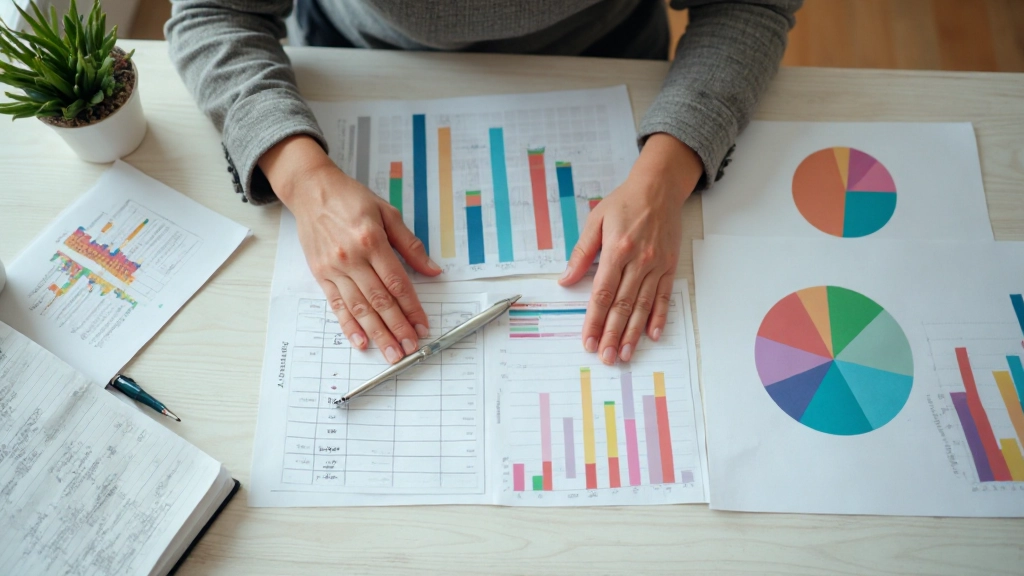 Professionele afbeelding van financiële planning met spaarkalender en maandelijks begroting schema